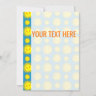 Gult Ansikte Mönster Meddelande