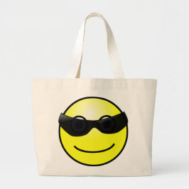 Gult Ansikte Tote Bag Jumbo Tygkasse