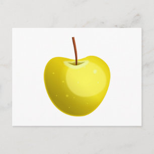 Gult Apple Vykort