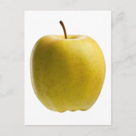 Gult äpple vykort