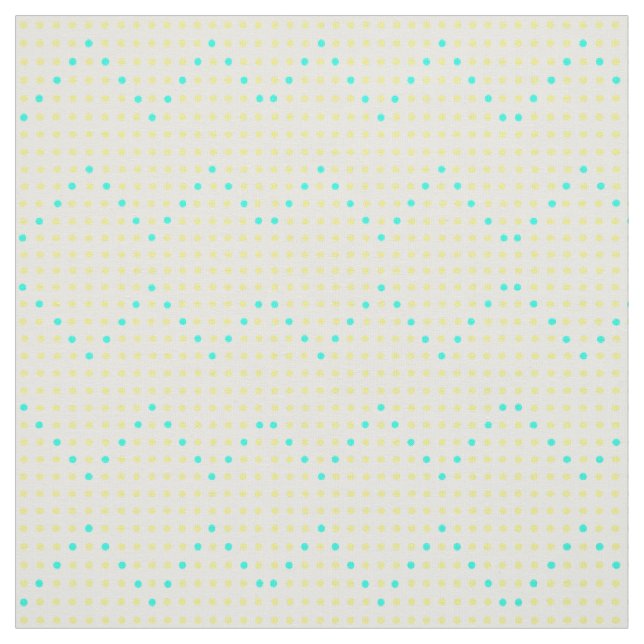 Gult Aqua Chevron Zigzag Diamond Mönster Fabric Tyg (Provkarta)