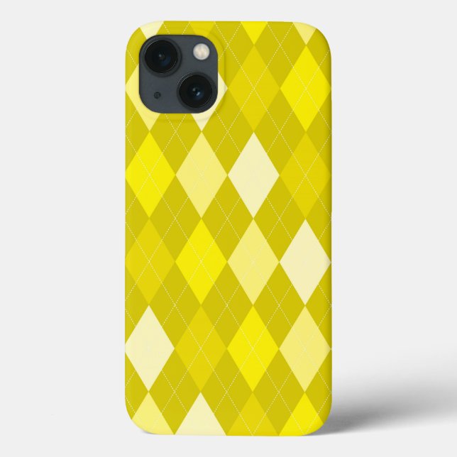 Gult argyle mönster (Baksida)