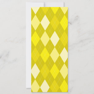 Gult argyle mönster