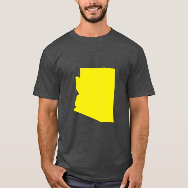 Gult Arizona T Shirt (Framsida)