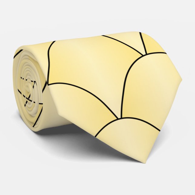 Gult Art Deco-design Slips (Rullad)