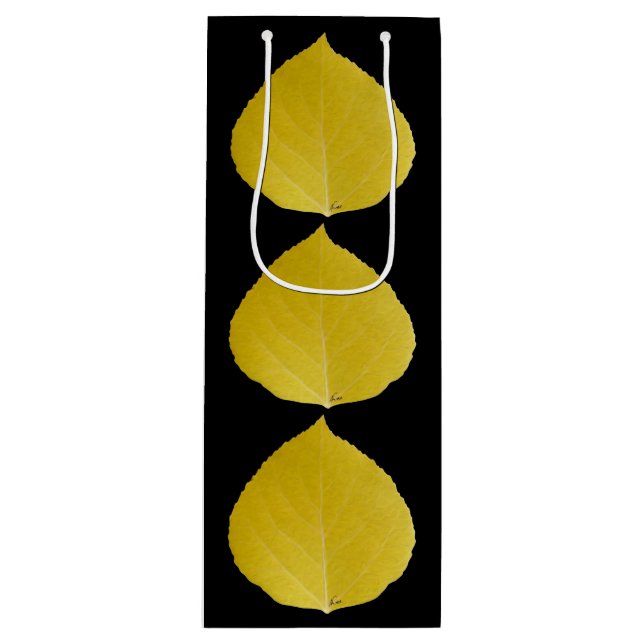 Gult Aspen Löv #5 (Framsidan)