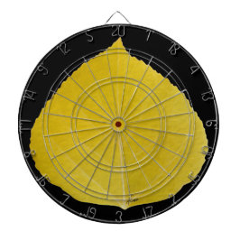 Gult Aspen Löv #5 Darttavla