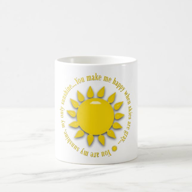 Gult att du är min solskin Mugg (Center)