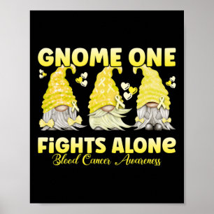 Gult av blodcancer  för nome One Fight Ensam Poster