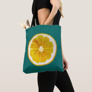 Gult av citrusfrukter, originalfrukt tygkasse