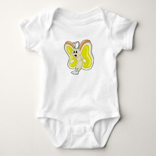 Gult av fjäril t shirt