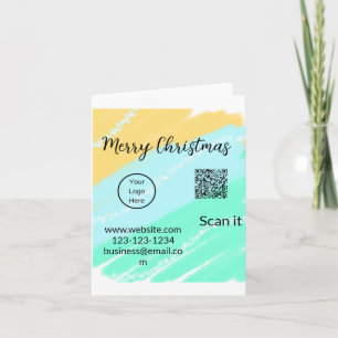 gult av god jul QR- - grönt Kort