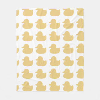 Gult av gummi Ducky Design Fleecefilt