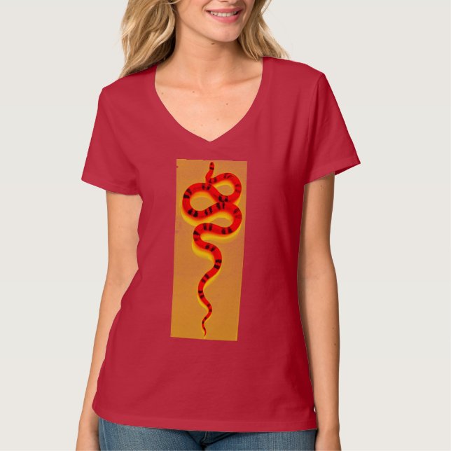 gult av korallorm t-shirt (Framsida)