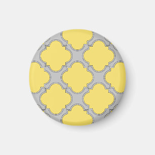 Gult av kvartfolie och grått magnet