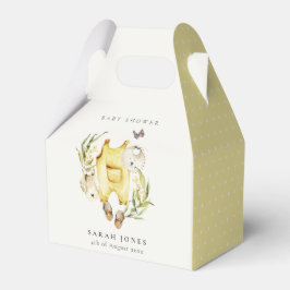 Gult av läder, kläder, babyskor presentaskar