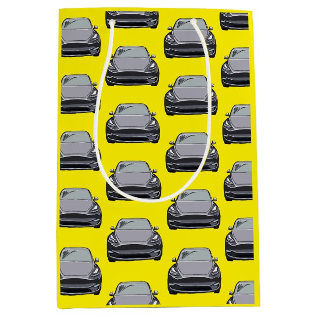 Gult av lätt Grått Electric Fordon SUV Car (Framsidan)