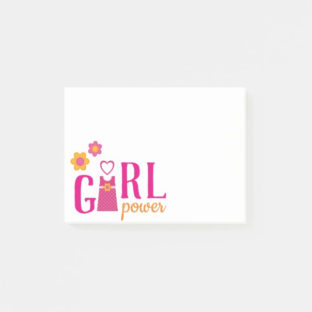 Gult av rosa-blommigt, barnstol för  post-it block (Framsida)