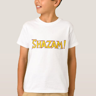 Gult av Shazam-Logotyp/röd Tröja