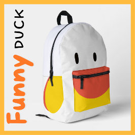 Gult av udny Anka White Orange Cute Animal