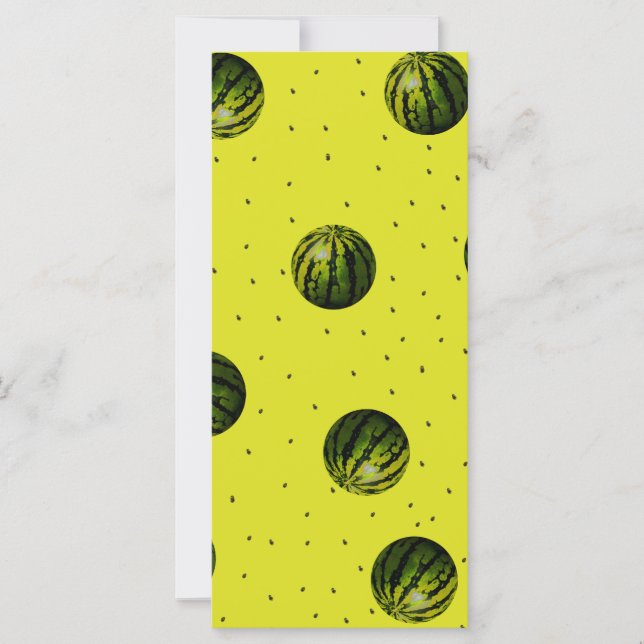 gult av vattenmelon med frön (Framsida)