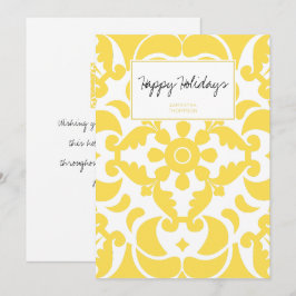 Gult Azulejos Portugisiska Medelhavet Julkort