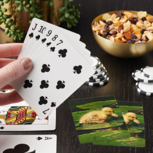Gult Baby Anka Flytande på Lily Dynors Casinokort