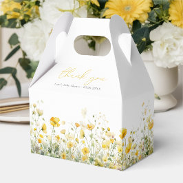 Gult Baby i bloom Wildblommes babyskabläder Presentaskar
