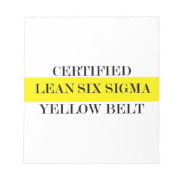 Gult Bälte Anteckningsblock