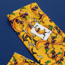 Gult Banana Funny pixel art