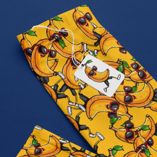 Gult Banana Funny pixel art Leggings