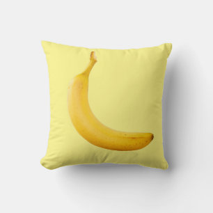 Gult Banana om gult Kudde