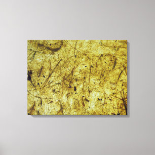 Gult Banana Papper Wrapped Canvas Skriv ut