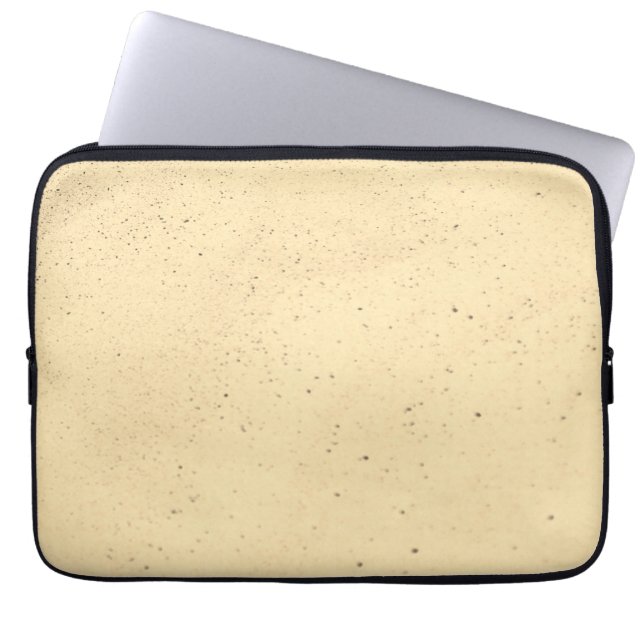 Gult Banana Sand Laptop Fodral (Framsidan)