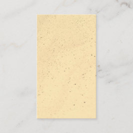 Gult Banana Sand Visitkort