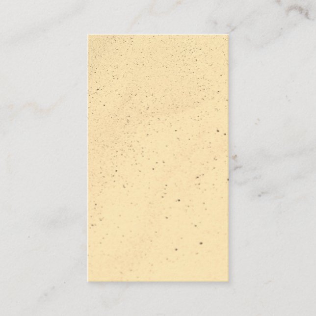 Gult Banana Sand Visitkort (Framsida)