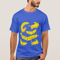 Gult Banana Slugs Collage Illustration Graphic