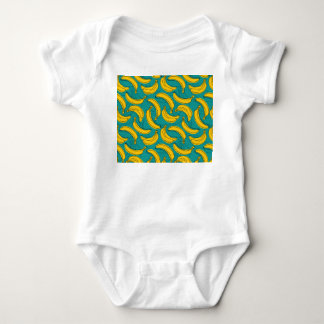 Gult Banana: Vintagen Black Outline T Shirt