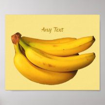 Gult Bananas i Bunch Folk Art