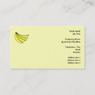 Gult Bananas. Visitkort