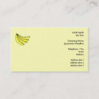 Gult Bananas. Visitkort