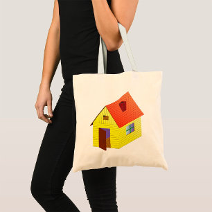 Gult Barn House Tygkasse