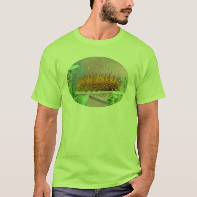Gult Bear Caterdar Virginian Tiger Moth Items Tee Shirt (Framsida)