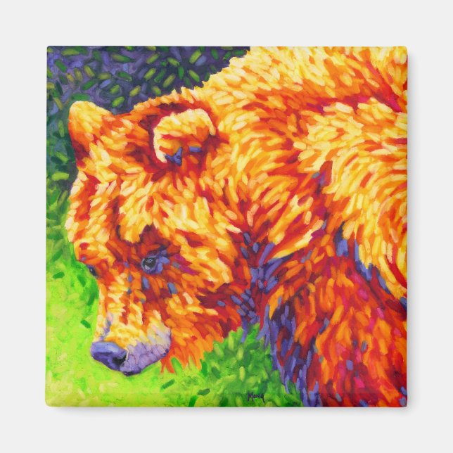 Gult Bear Magnet (Framsidan)