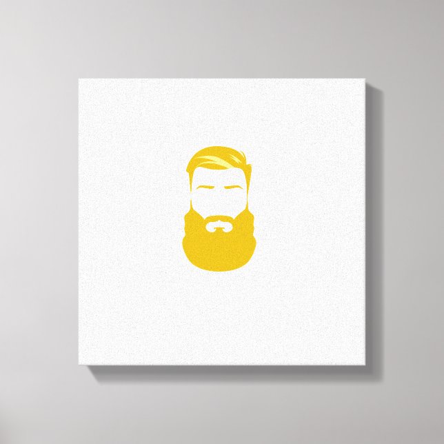 Gult Beard Wrapped Canvas (Framsida)