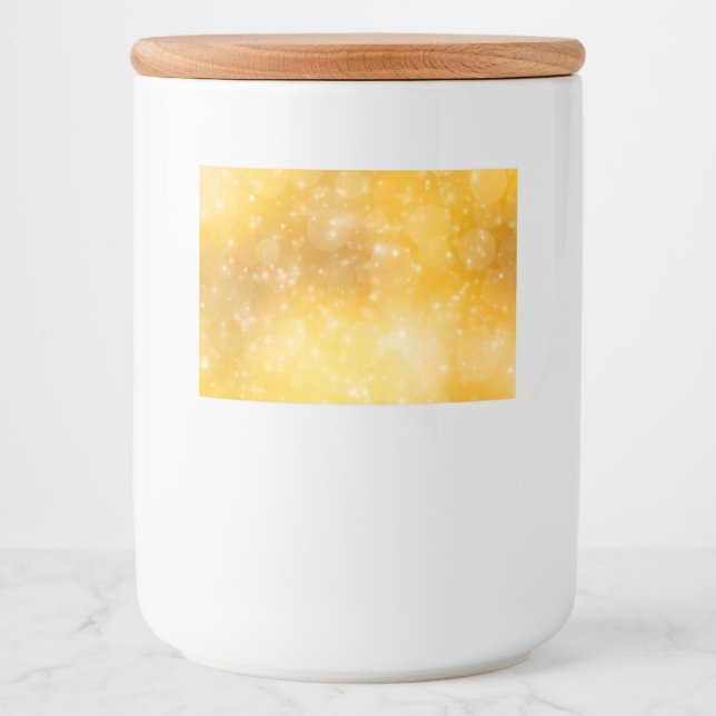 Gult Beauty Mat Etiketter (Framsida)