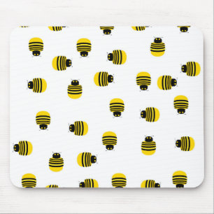Gult Bees Mousepad Musmatta