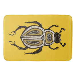 Gult Beetle Coola Insekt Entomology Art Badrumsmatta