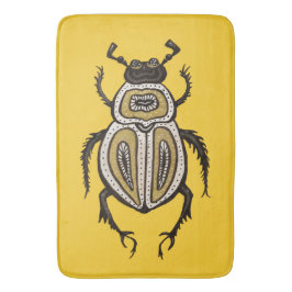 Gult Beetle Coola Insekt Entomology Art Badrumsmatta