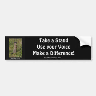 Gult-Belllied Marmot Bumper Sticker Bildekal